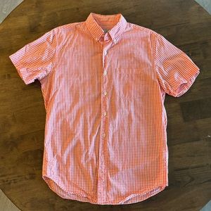 J. crew Pink Short Sleeve Button Down - S